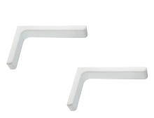 Полкодержатель L- 180мм белые (комплект 2 шт) — купить оптом и в розницу в интернет магазине GTV-Meridian.